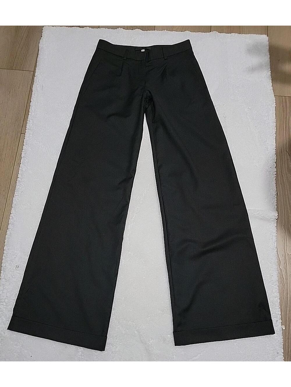 Jenni Kayne Black Wide-Leg Trousers